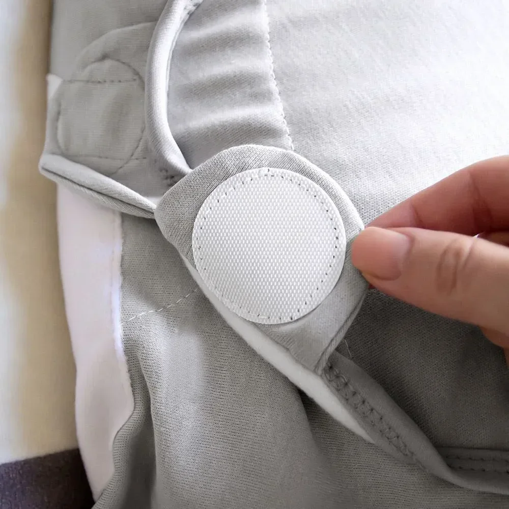 Хлопковая пеленальная система BabyJem Swaddle Grey, 0-3 мес. foto