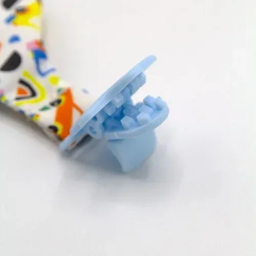 Детский галстук с аксессуаром для прорезывания зубов BabyJem Blue foto