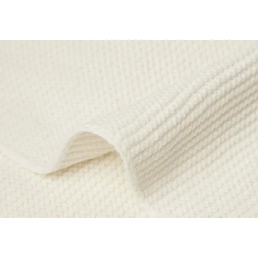 Paturica Jollein Basic Knit Ivory, 100x150 cm
