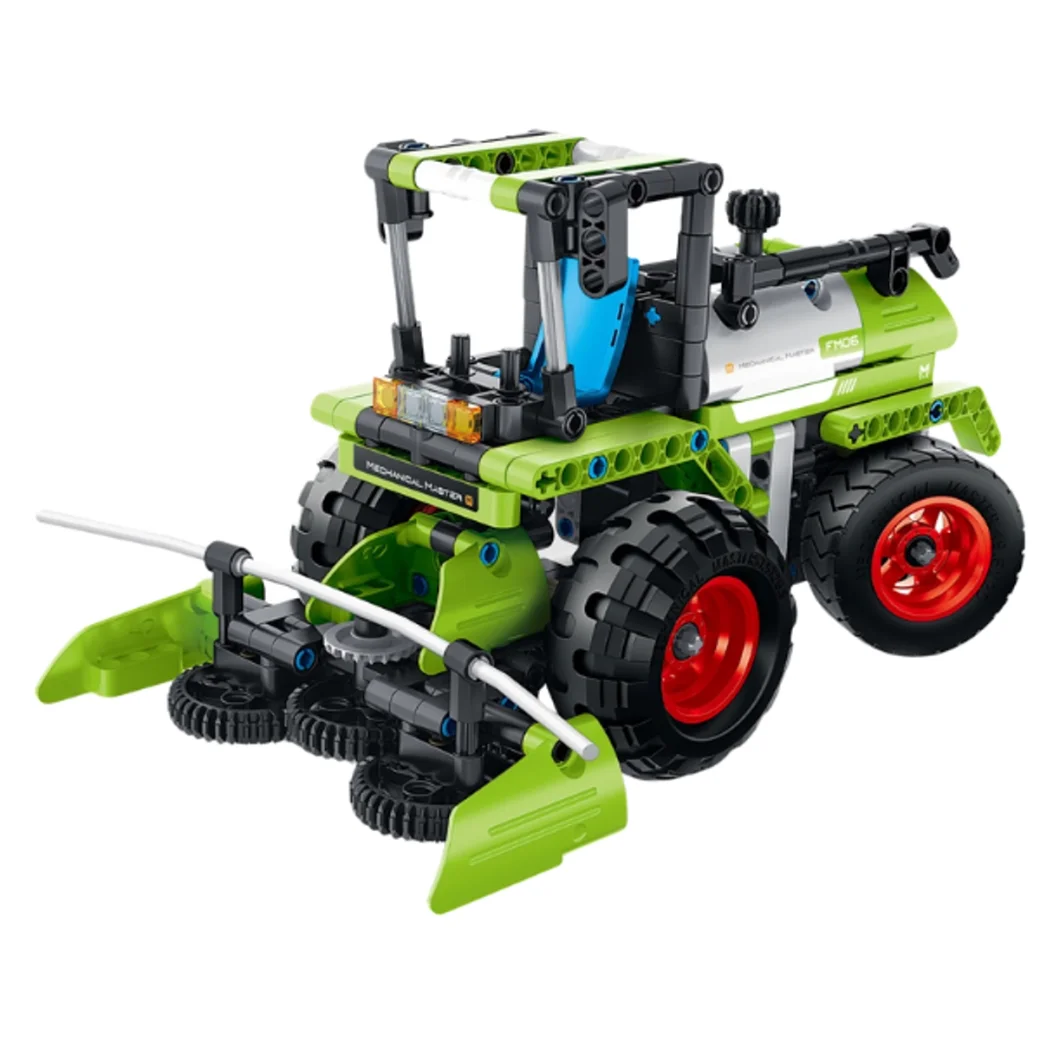 Set de construcție 2 în 1 iM Master Mechanical Master - „Mașină de recoltat - Tractor”, 335 piese