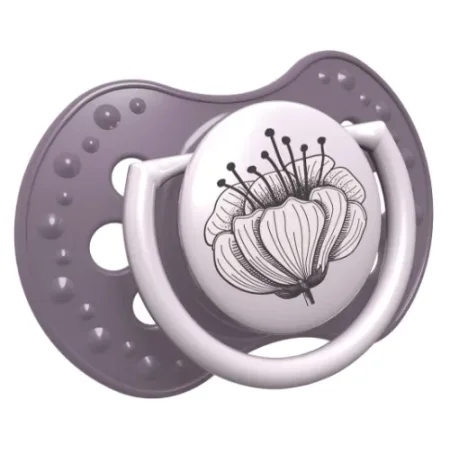 lovi 22/870girl Силиконовая динамическая пустышка botanic (3-6 м.) 2 шт.