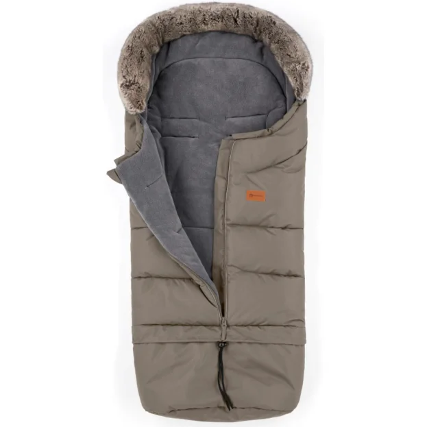 Husa de iarna pentru carucior 4 in 1 Petite&Mars Arctic Mocha Mousse