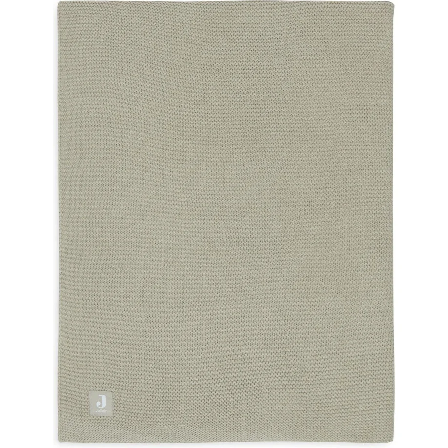 Paturica Jollein Basic Knit Olive Green, 100x150 cm