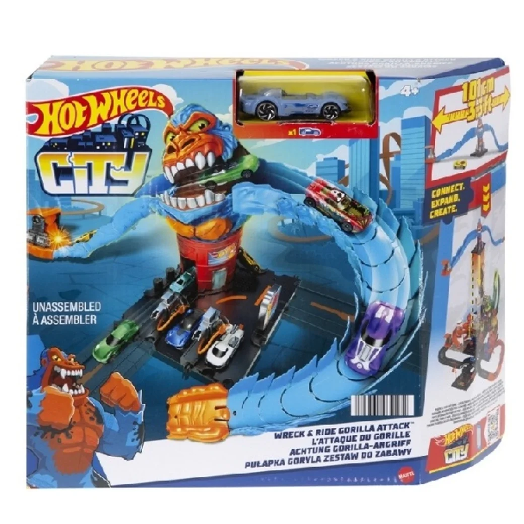 Hot Wheels Игровой набор "Спасение от гориллы" (в аcс).