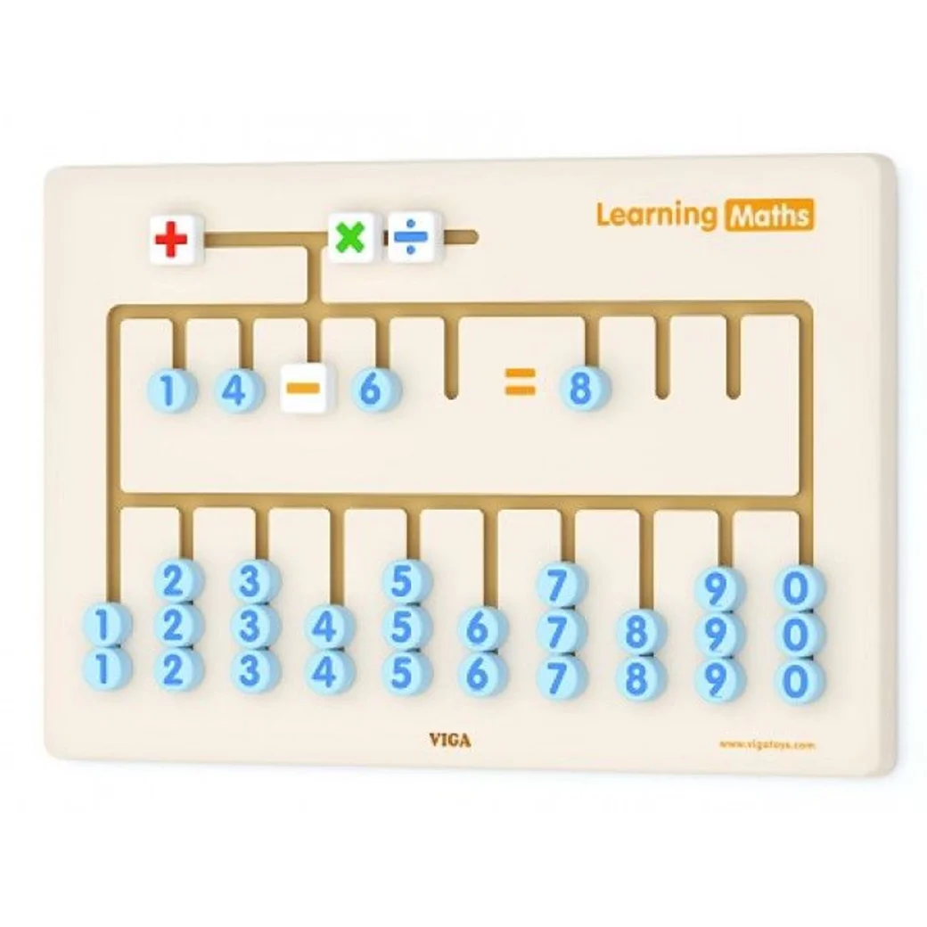 Busyboard (de perete) "Învațăm matematica"