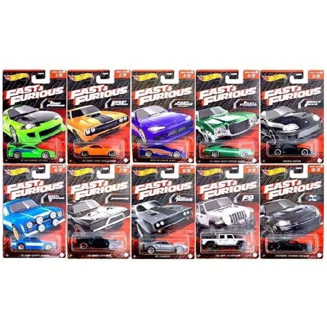 Hot Wheels Mașina din colecția Fast & Furios 5 modele