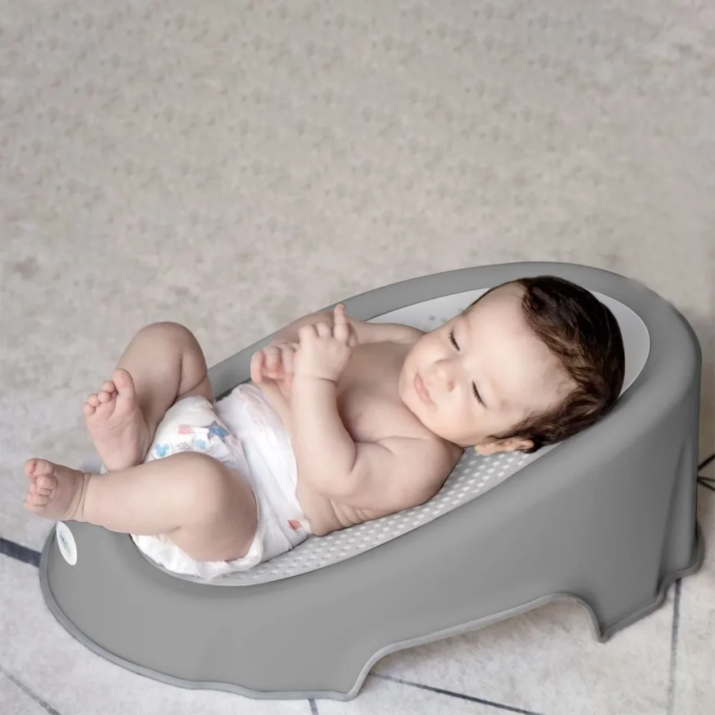 BABYJEM Suport pentru baie Soft Basic Gri