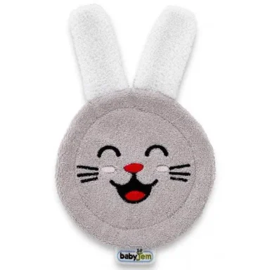 Зубная щетка для использования на пальце BabyJem Grey foto