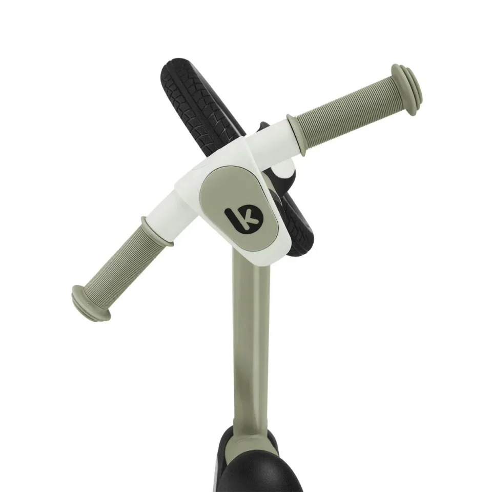 Bicicleta fara pedale KikkaBoo Blace Army Green foto