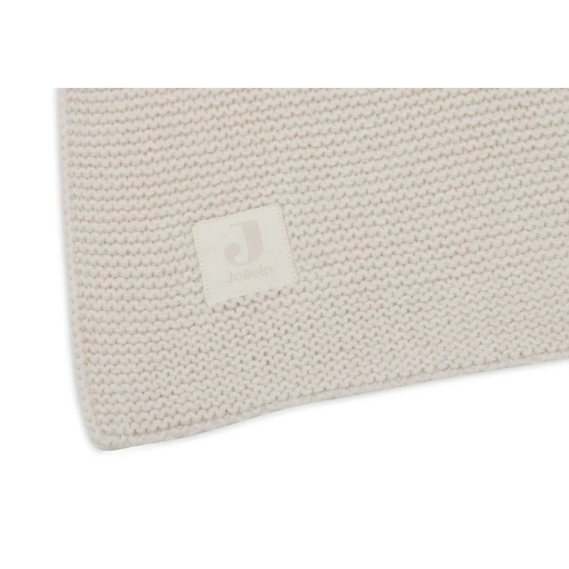 Paturica Jollein Basic Knit Oatmeal, 100x150 cm