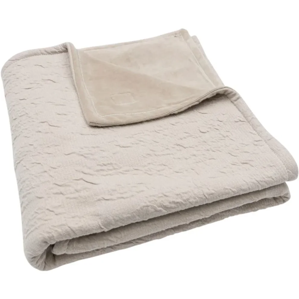Плед Jollein Soft Waves Nougat, 100x150 см