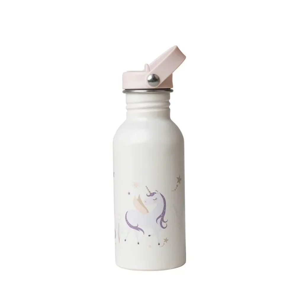Sticluta termoizolanta din inox cu pai Premaman Unicorn, 500 ml