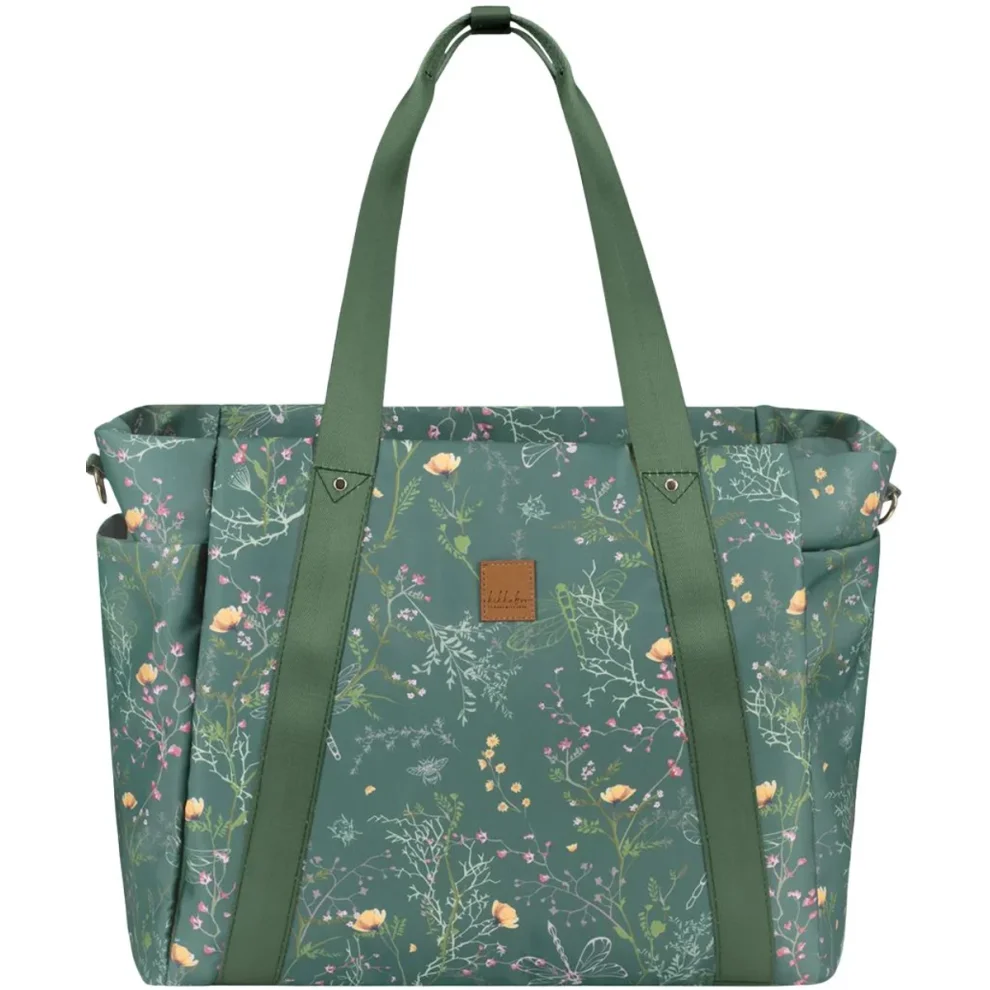 Сумка для мам KikkaBoo Florence Secret Garden Green
