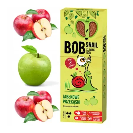 bob snail bomboane naturale "mere" (30 gr.)