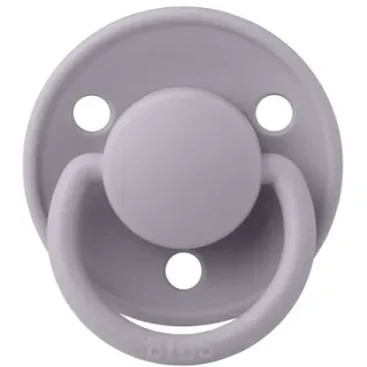 Suzeta rotunda din latex BIBS De Lux Fossil Grey (6-18 luni) foto