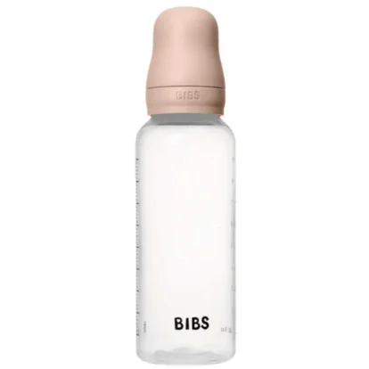 Biberon din plastic anticolici BIBS Blush cu tetina din silicon 3+ luni, 270 ml foto