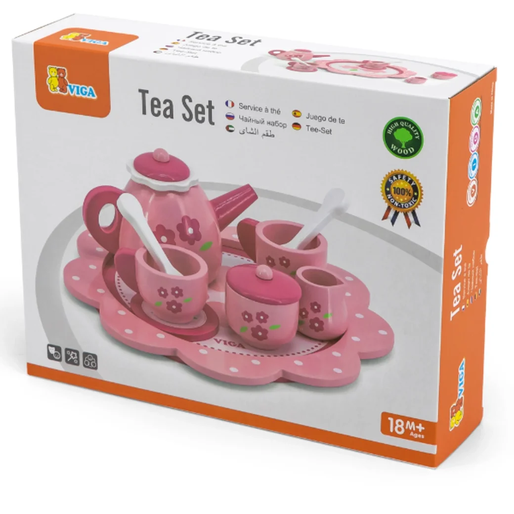 Veselă din lemn "Set de ceai"
