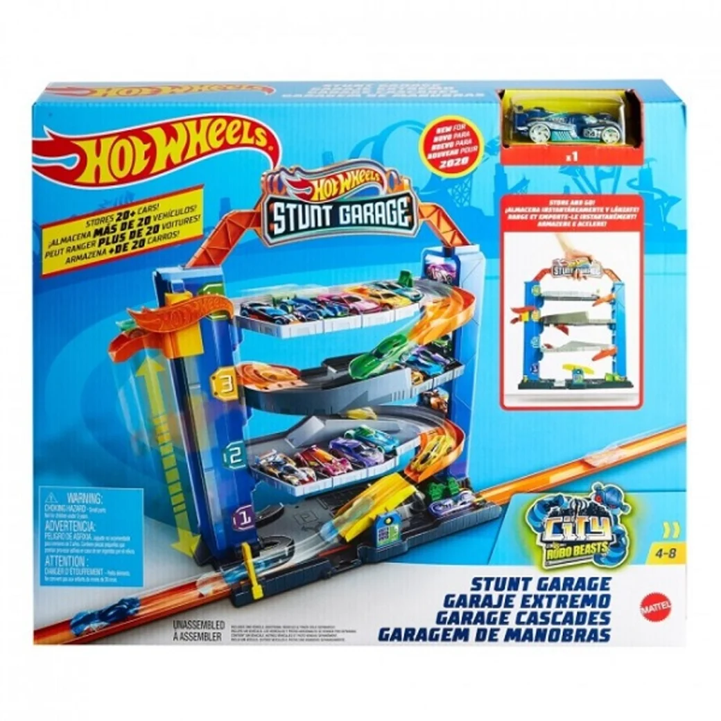 Hot Wheels Четырехэтажный гараж для машинок