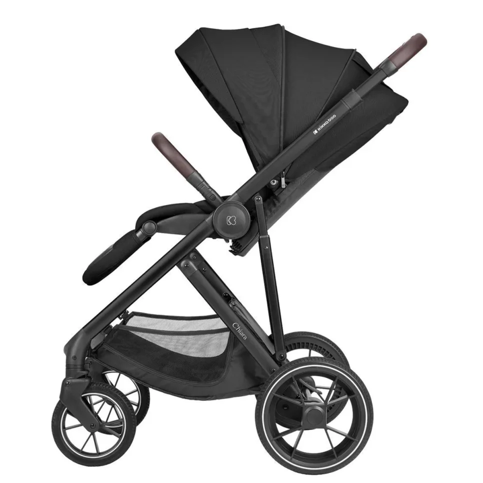 Carucior 3 in 1 KikkaBoo Chiara Black