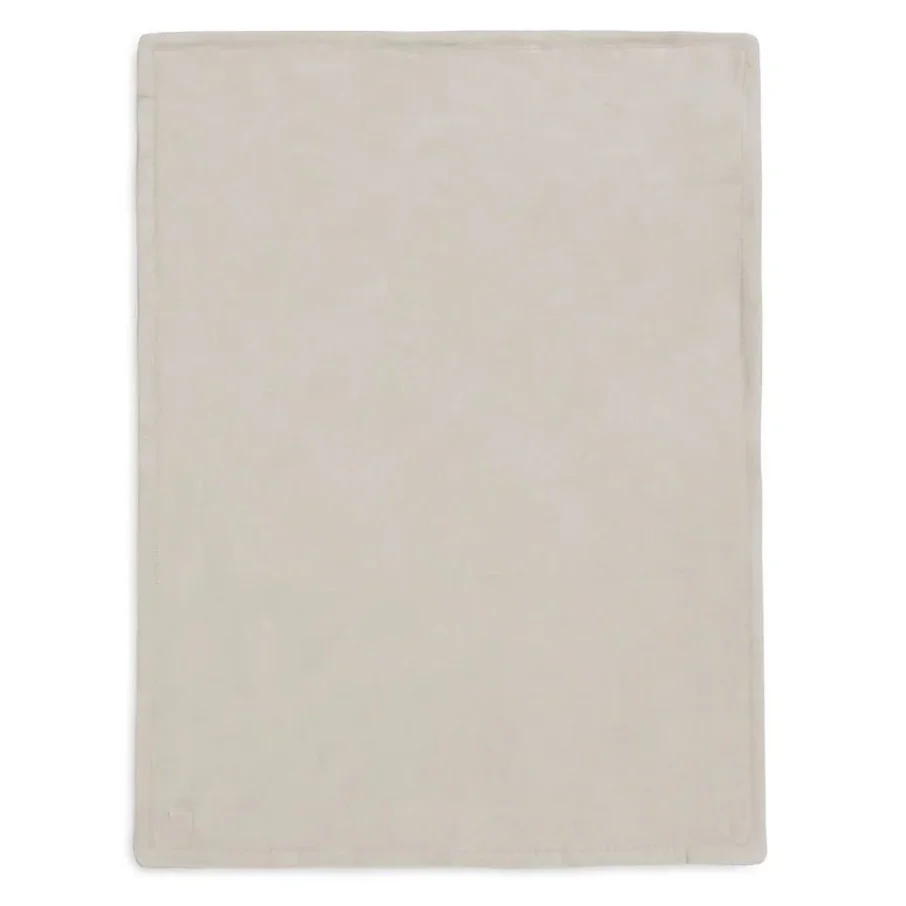 Плед Jollein Box Knit Warm Sand/Velvet GOTS, 75x100 см