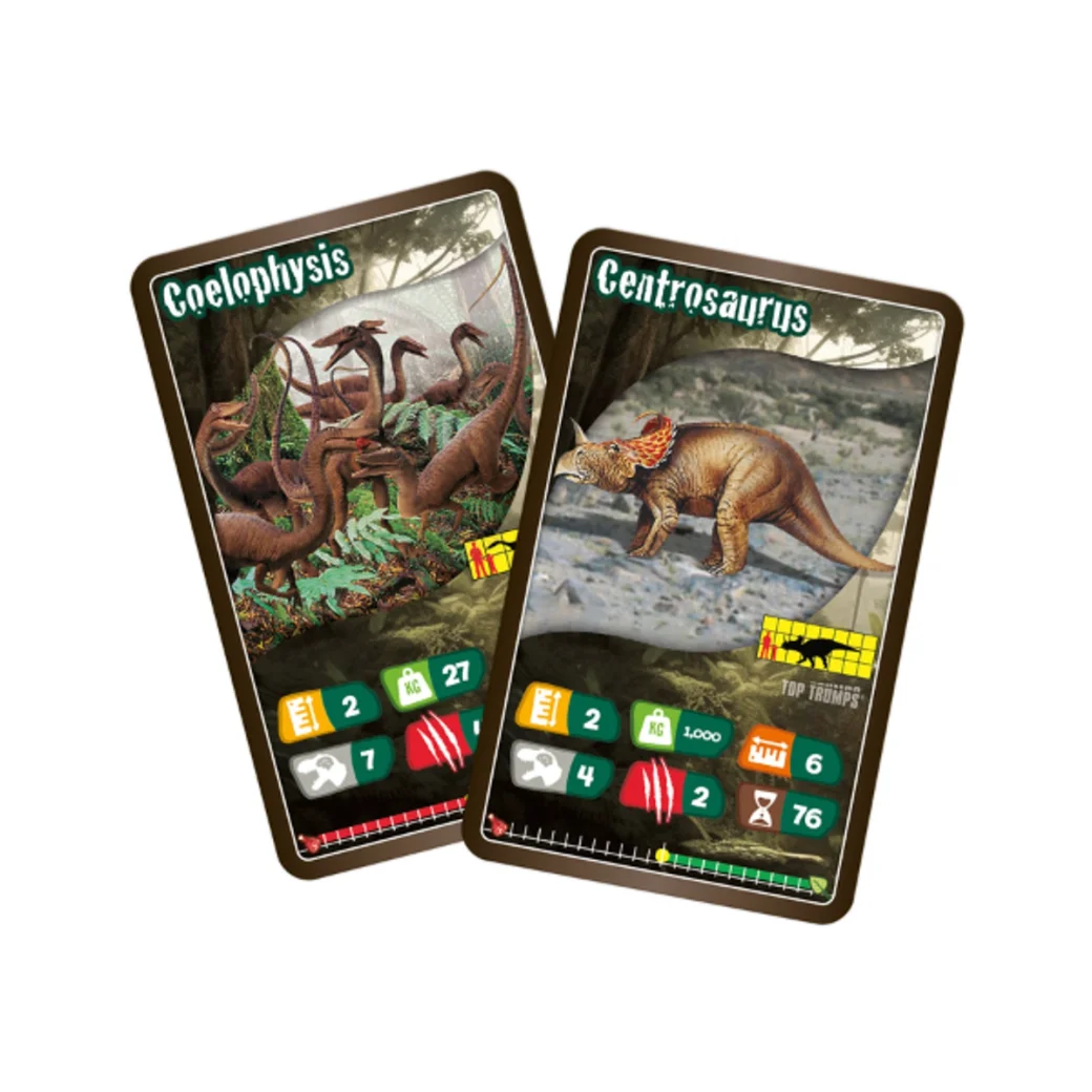 Joc de masă Top Trumps "Dinozauri" (en)