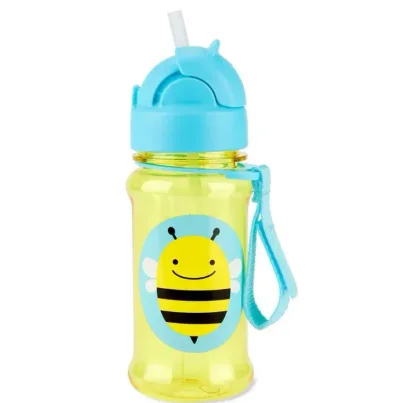 Sticluta cu pai din tritan Skip Hop Zoo Bee foto