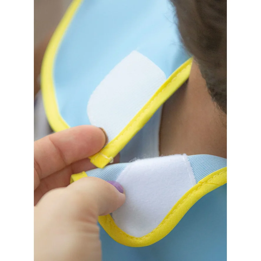 Нагрудник с карманом BabyJem Poly Large Bib Blue