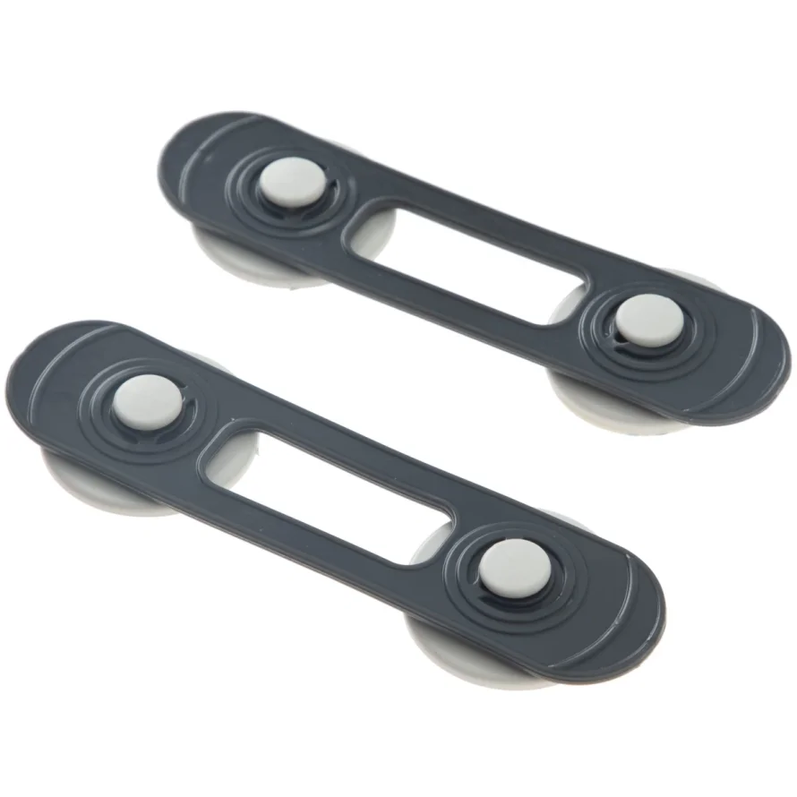 Set 2 mini sigurante universale BabyJem Anthracite pentru usi si dulapuri