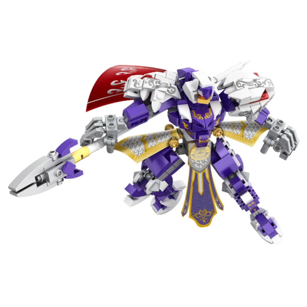 Set de construcție 2 în 1 iM Master Mechanical Master „Cei Cinci Generali Tigri: Ma Chao”, 340 piese
