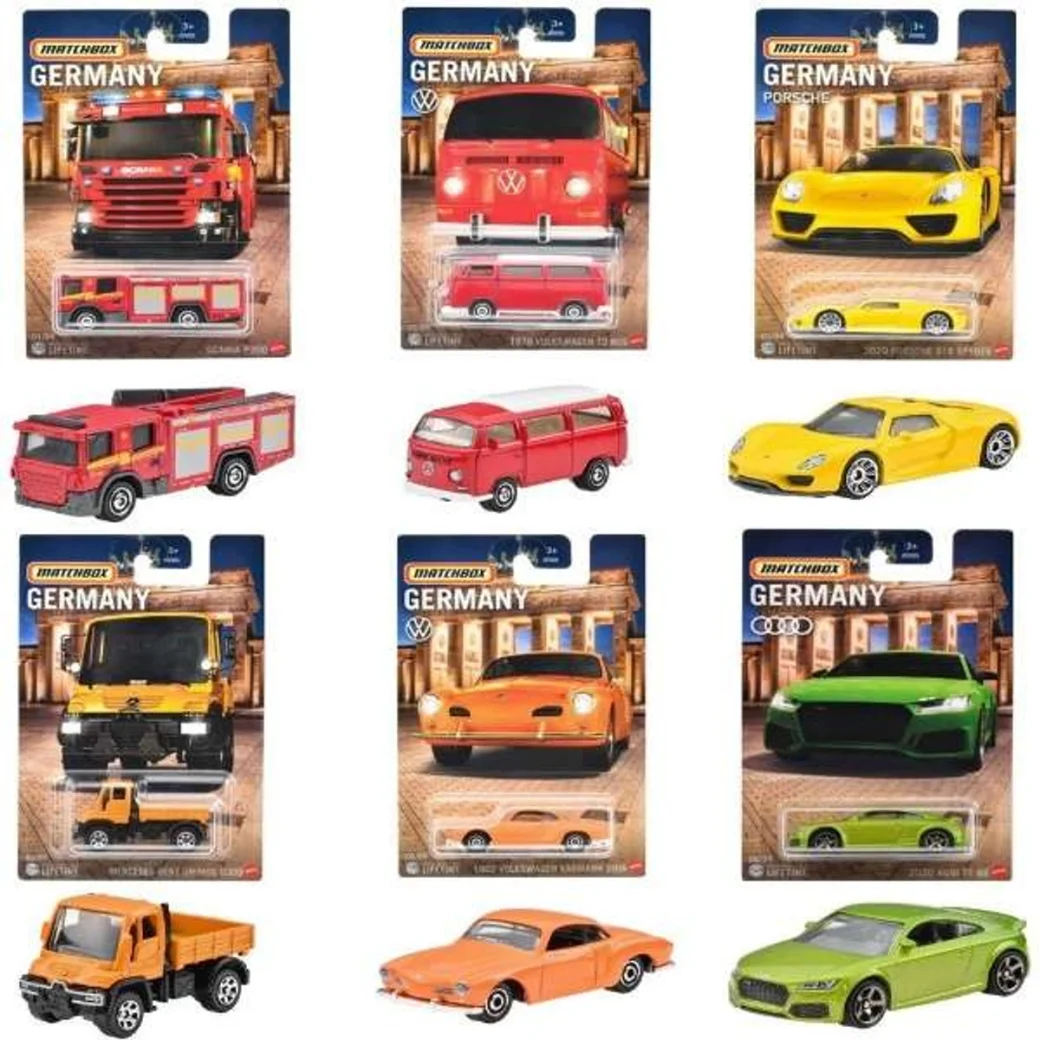 Hot Wheels "Немецкие автомобили" Matchbox, в ассортименте