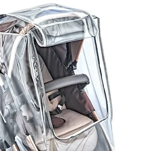 Husa de ploaie universala BabyJem cu fereastra si banda reflectorizanta foto