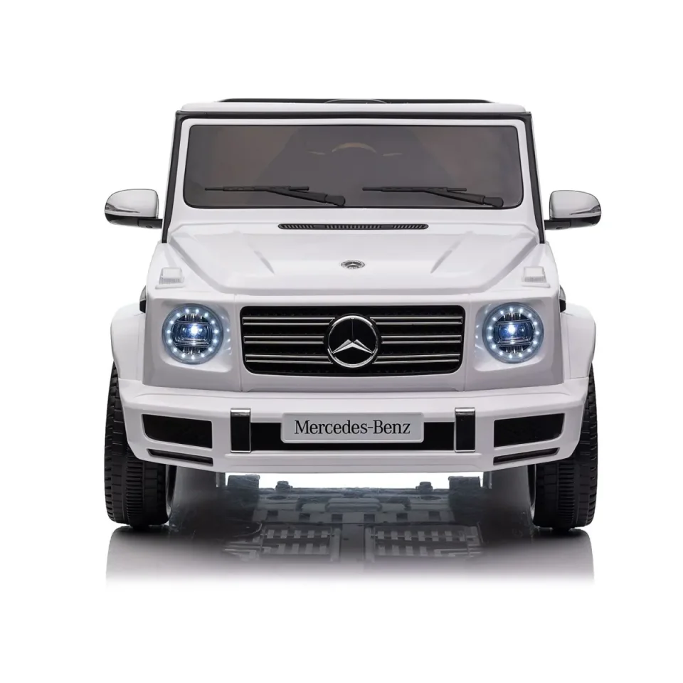 Masina electrica pentru copii KikkaBoo Mercedes Benz G500 White foto