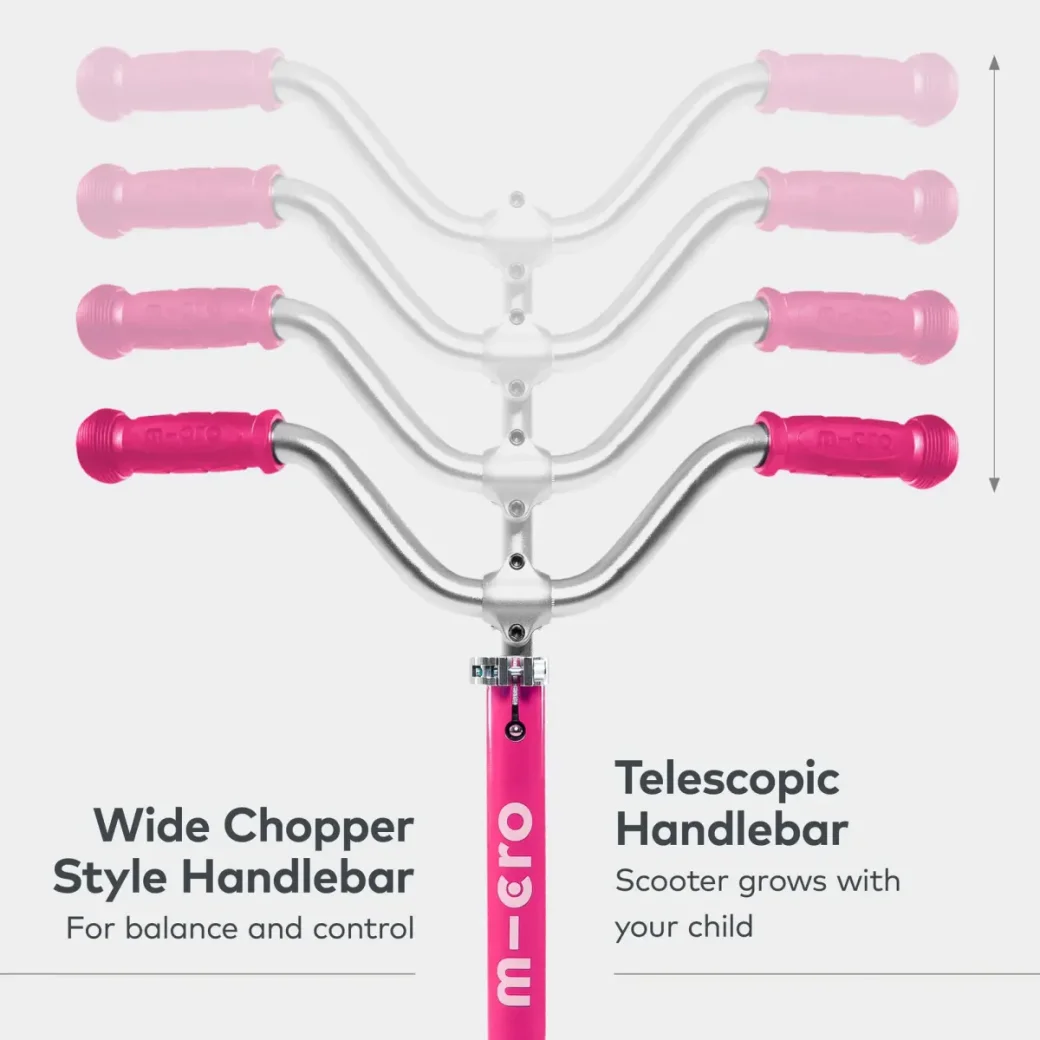 Trotineta Micro Cruiser LED Berry Red foto