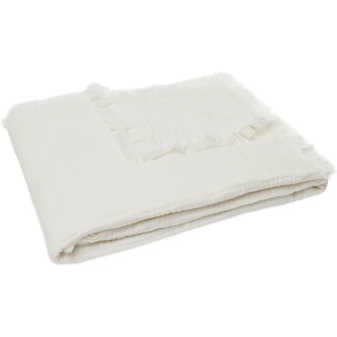Paturica Jollein Muslin Fringe Ivory, 120x120 cm