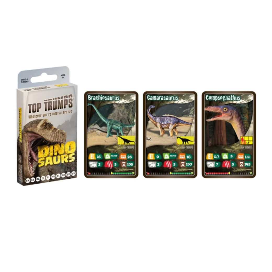 Joc de masă Top Trumps "Dinozauri" (en)