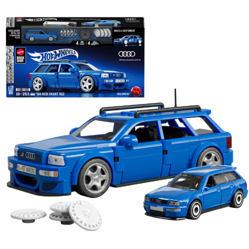 Set de construcție Hot Wheels – '94 Audi Avant RS2, scara 1:32