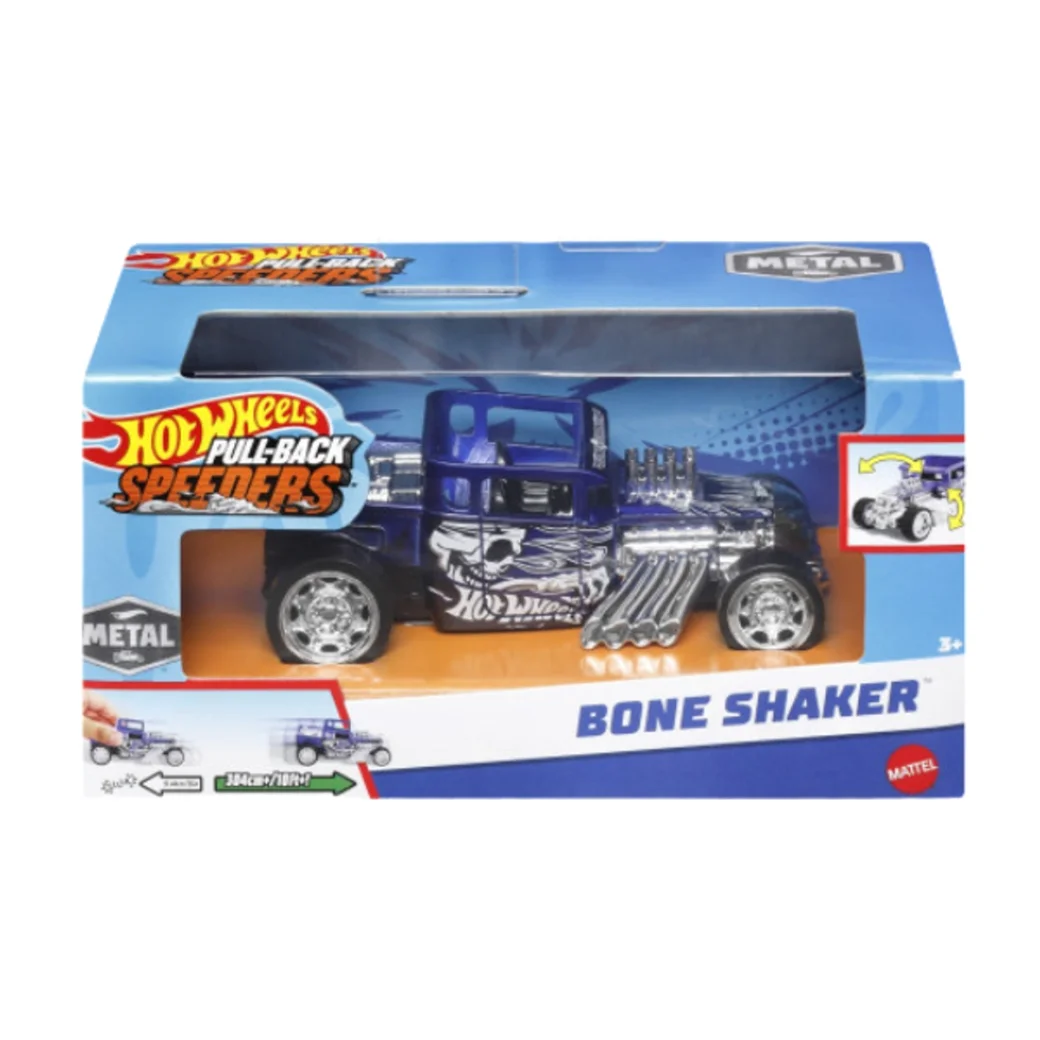 Mașina Hot Wheels de inerție "Pull-Back Speeders" (as.)