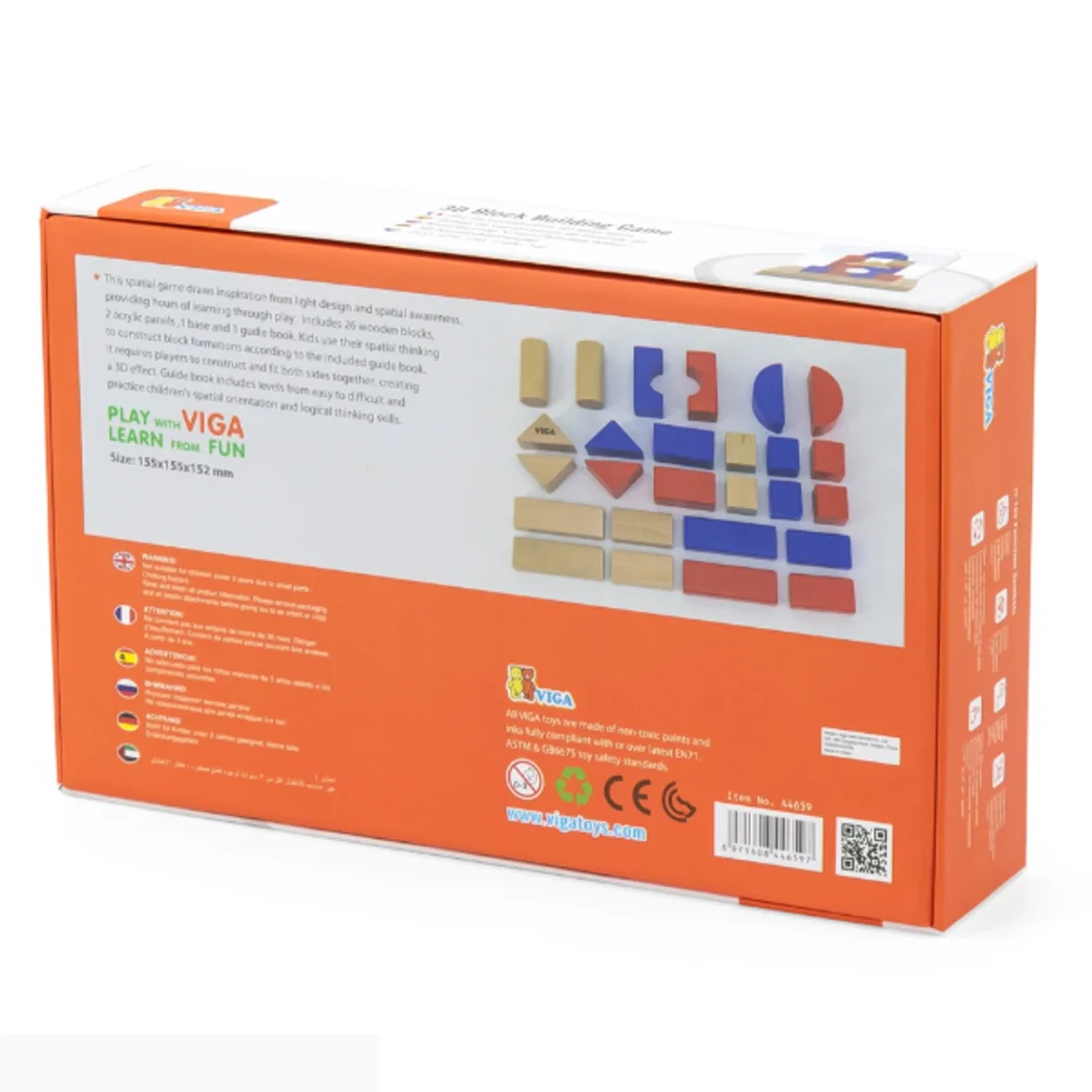 Constructor "Blocuri de construcție 3D", 26 elem.