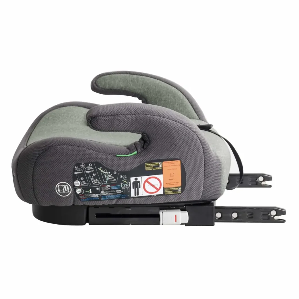 Scaun auto booster i-Size BabyGo Bursa IV Green, 125-150 cm, certificat R129 foto
