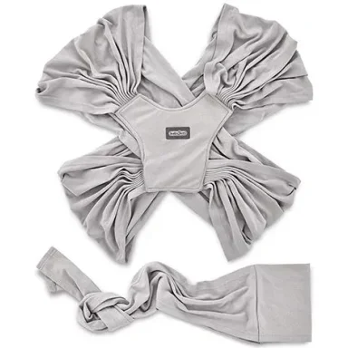 Sistem de purtare wrap elastic pentru bebelusi BabyJem Gri foto