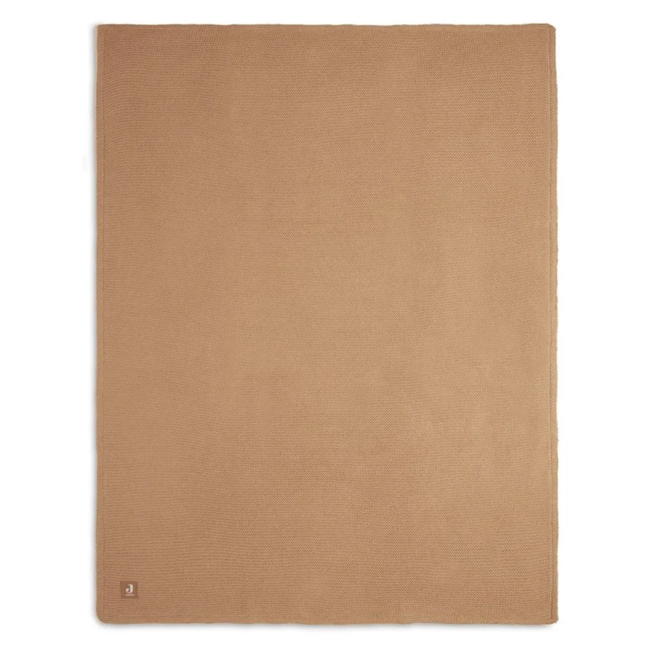 Paturica Jollein Basic Knit Biscuit/Fleece, 75x100 cm