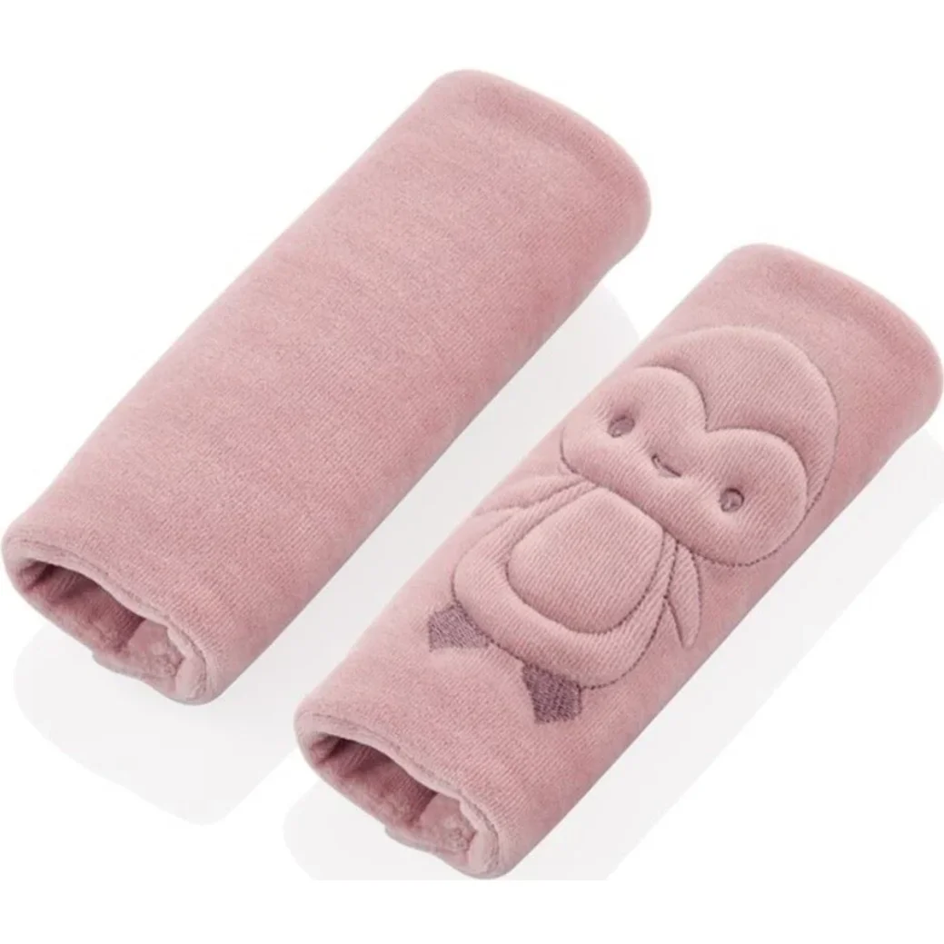 Набор из 2 протекторов для ремня безопасности BabyJem Pink