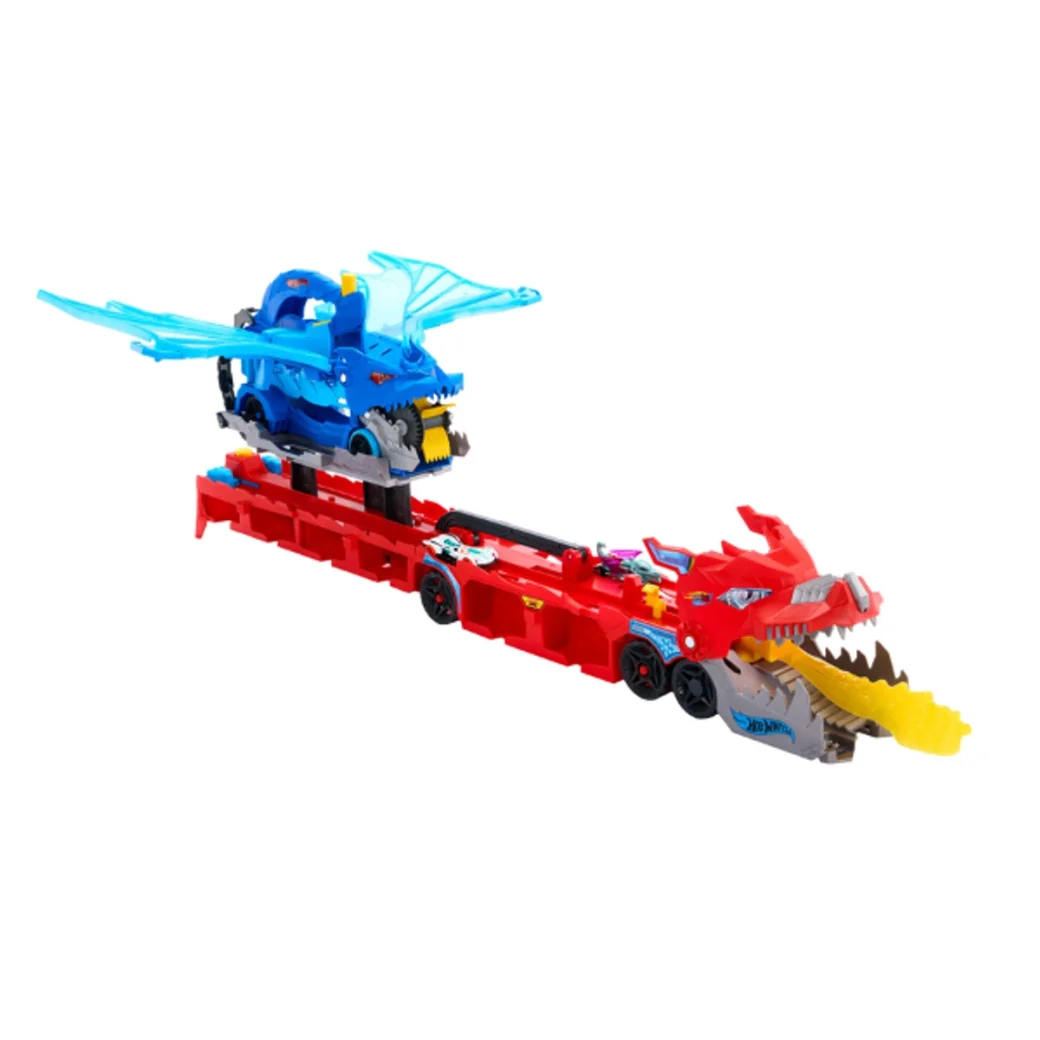 Hot Wheels Игровой набор "Двойной дракон-транспортёр"