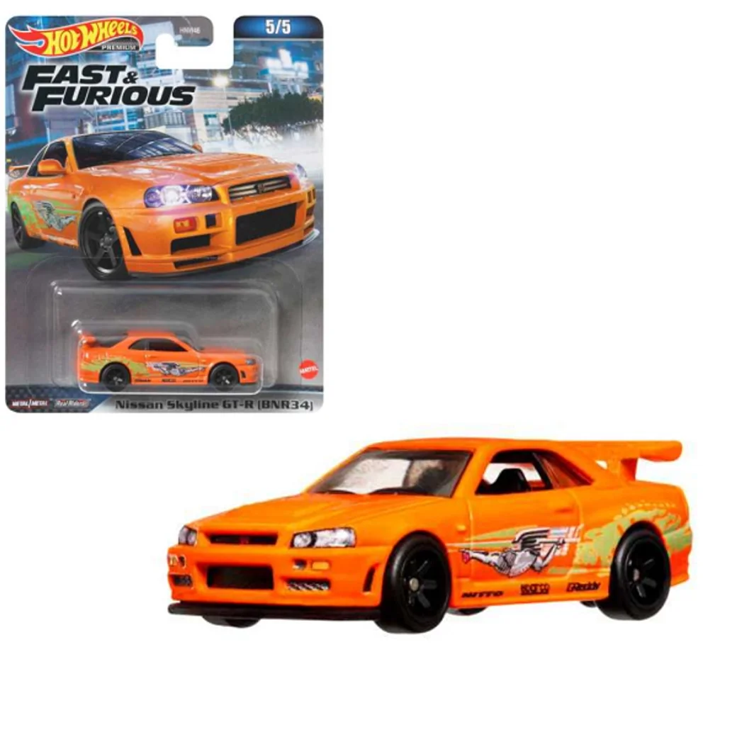 Hot Wheels Mașina din colecția Premium Fast & Furios 5 modele