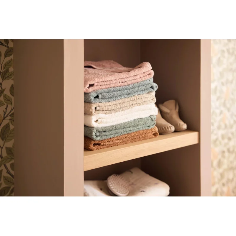Махровое полотенце с капюшоном Jollein Wild Rose, 75x75 см