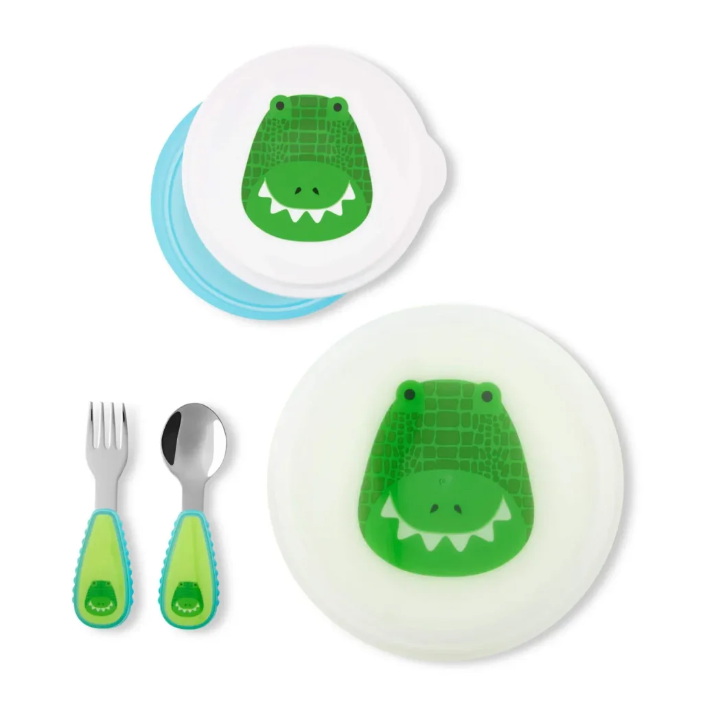 Set pentru pranz Skip Hop Crocodil foto
