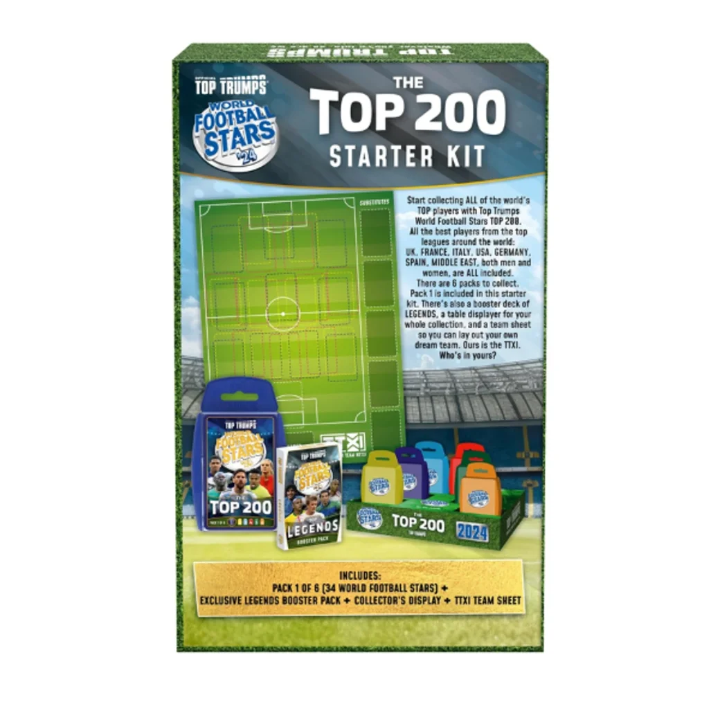 Joc de masă Top Trumps "World Football Stars 200" (set de start)