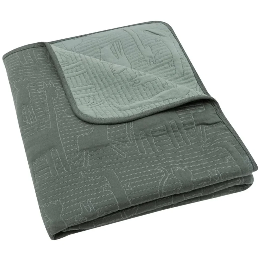 Paturica Jollein Jungle Jambo Ash Green/Laurel, 100x150 cm