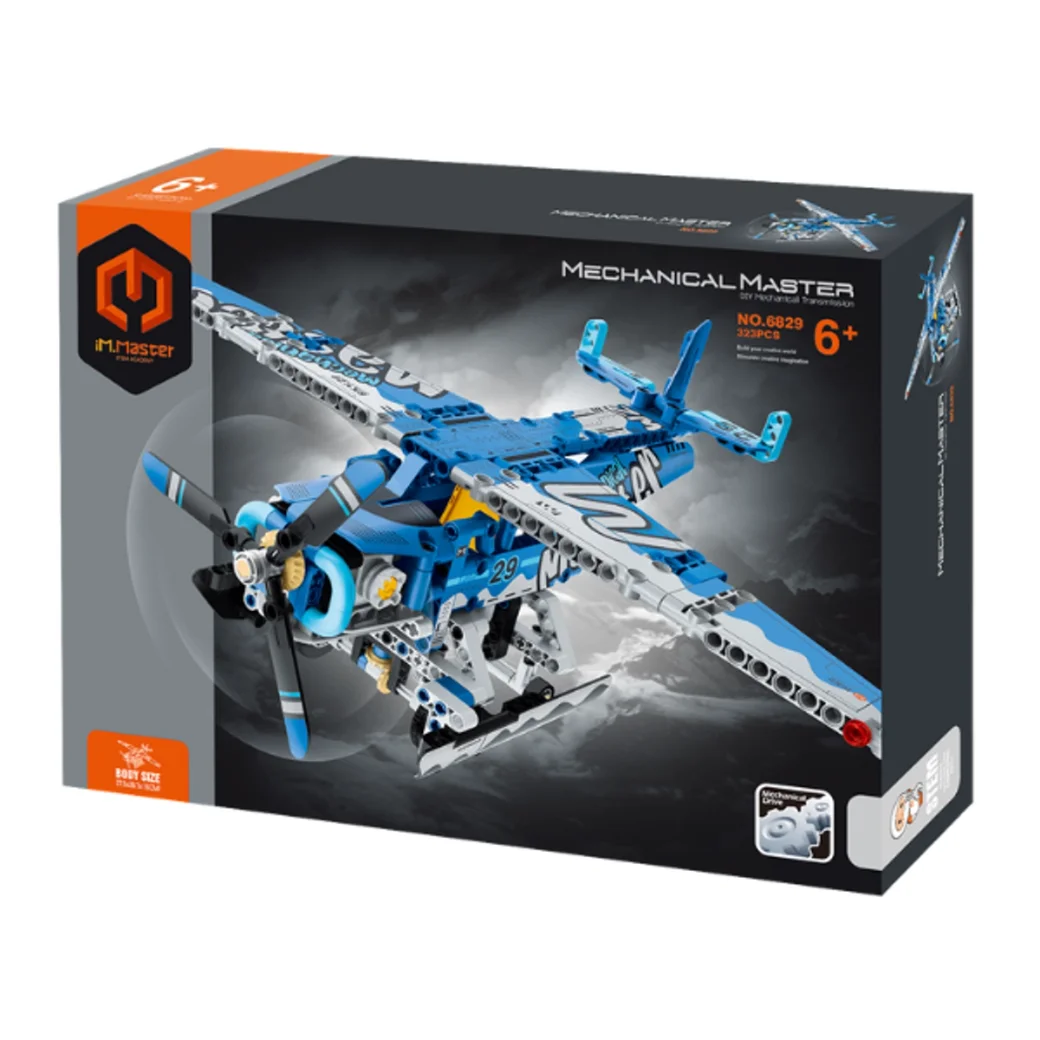 Set de construcție iM Master Mechanical Master - „Hidroavion”, 323 piese