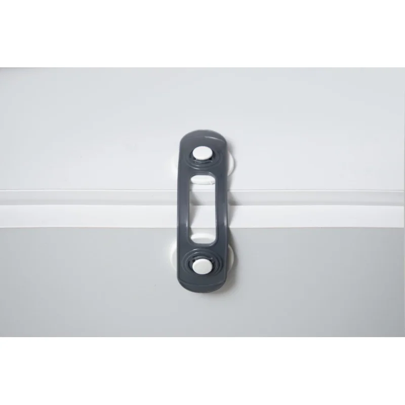 Set 2 mini sigurante universale BabyJem Anthracite pentru usi si dulapuri